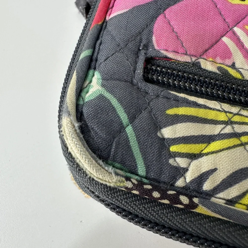 Vera Bradley Zip Around & Turnlock Wallet Quilted Cotton Floral Jazzy Bloom